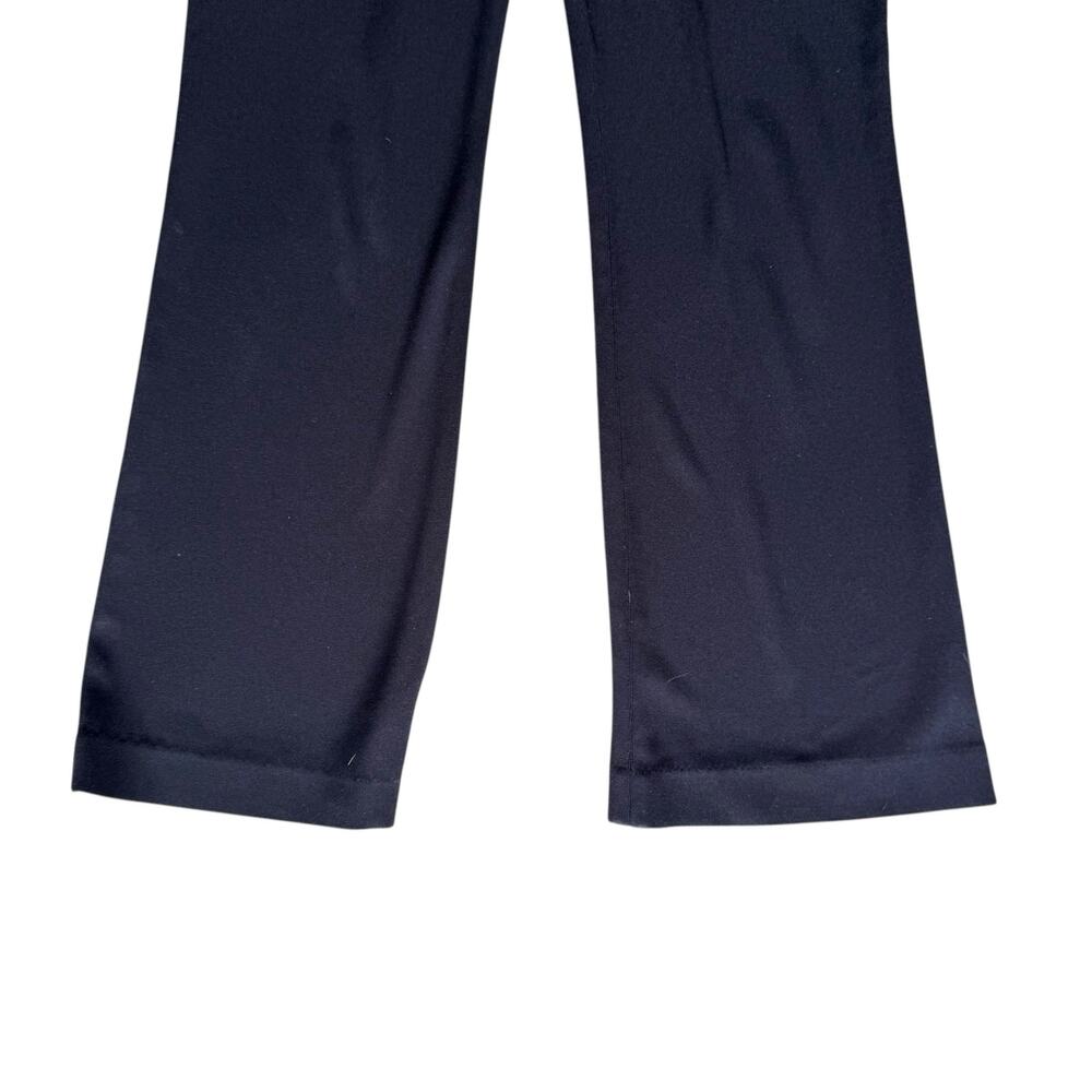 Misook Women's Black Nancy Wide Leg Mylana Crepe Pant Pull On‎ Stretch Pants - S - Picture 4 of 9